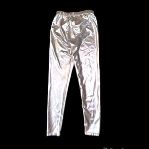NEON NATION SILVER Ppants leggings women’s size small s
